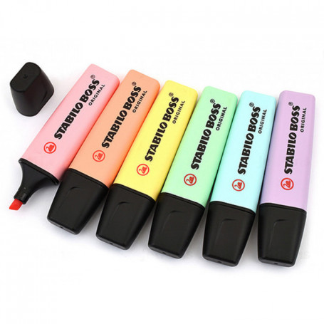 Marcador fluorescente STABILO PASTEL