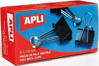 Pinza pala abatible 32mm APLI 12 unidades